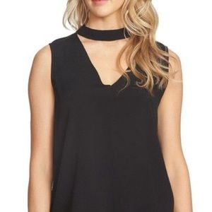 Date night ready choker style sleeveless top💄💋👠